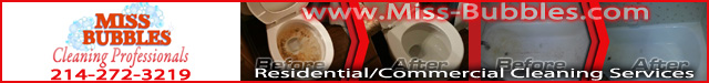 Dallas Area Residential / Commercial Cleaning | House Cleaning | Maid Service | Dallas, Mesquite, Garland, Richardson, Plano, Irving, University Park